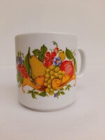 Gyumolcsmintas 2dl porcelan bogre