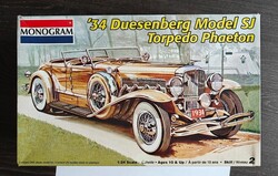 Monogram 34' Duesenberg modell SJ Torpedo Phaeton 1:24