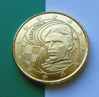 Horvátország - 10 Euro Cent - 2025 - NIKOLA TESLA