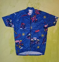 L-es vintage Olé!! Max Hürzeler Bicycle Holidays kerékpáros mez