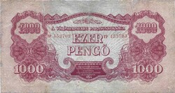1000 pengő 1944 VH. Restaurált 1.