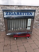 Régi retró cigaretta autómata MID century gyűjtői darab ritkaság