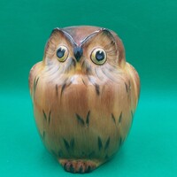 Retro Bodrogkeresztúri kerámia bagoly figura
