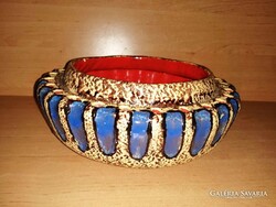 Pesthidegkút artisan ceramic bowl - dia. 26 cm (ia)