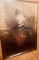 1940k katona tiszt fotó bekeretezve