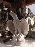 Ritka Birodalmi Címer Sas szobor Gyűjteménybe vagy Kandalló Kemence dísz