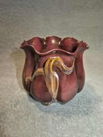 Zsolnay Többtüzű Eozin Váza