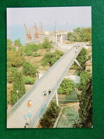 Képeslap Szovjetunió 1983. Ogyessza, Jeanne Labourbe híd