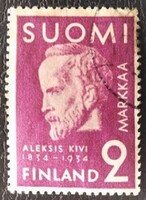 F187p / finland 1934 alexis kiwi stamp stamped
