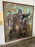 Kertai Zalán : "Attila" c. festménye