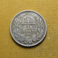 Ferenc József 1892 KB 1 Korona