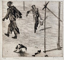 Maurer Dóra ( 1937 - ) Szélben, 1961