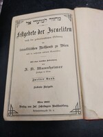 Antik zsidó héber német nyelvű imádságos könyv imakönyv 1909 judaika.4063b