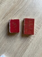 Mini könyvek 2db
