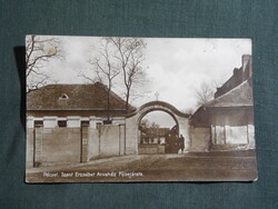Postcard, Pécel, Árpádházi Szent Erzsébet orphanage entrance, Hangya printing Pécel, 1930-