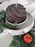 Porcelán, virág gyűrű - Augarten ,Alt Wien  / váza