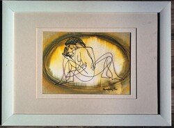 IZOLDA MACSKÁSSY - Nude - Pen Drawing