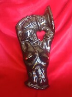 Art Deco öntöttvas falidisz ritka