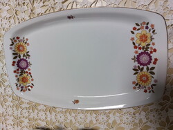 Alföldi porcelán tűzvirágos kínáló tál, tálca