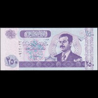 Irak 250 Dinars 2002 P-88 UNC