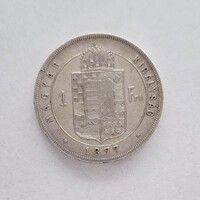1877 Ferenc József Ezüst 1 Forint (25. 77.)