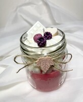 Szójaviasz illatgyertya szederdzsem-vanília