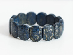 Lapis lazuli féldrágakő karkötő - ásvány ékszer, karlánc