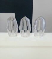 Art deco csiszolt üvegbura lámpa búra csillárhoz