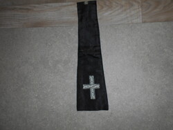 Antik egyhazi papi manipulus fekete