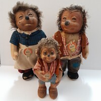 Steiff Mecki-Micki- Macki Sün család.Régi plüssfigura.