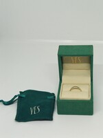YES inscription ring box with a small fabric pouch for engagement ring