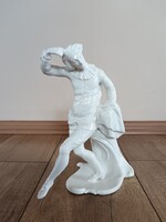 Antik Nymphenburg porcelán komédiás figura