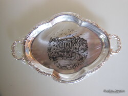 EZÜSTÖZÖTT - ÚJ - 6 db -  POHÁRALÁTÉT - 12 x 8 cm  - BONTATLAN - 59 schilling