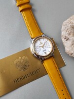 Orosz eredeti Poljot Prezident szép Mechanikus Chronograph NOS karóra