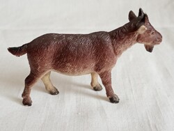 Kemény műanyag kecske figura Made in China vintage
