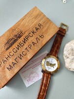 Orosz eredeti Poljot Vasutas szép Mechanikus Chronograph NOS karóra