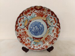 Antik imari kézzel festett Japán kínai porcelán tányér Ázsia 266 5280
