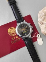 Orosz eredeti Poljot Sturmanszki szép Mechanikus Chronograph NOS karóra