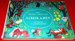 1972.Tasnádi Varga Éva - Alszik a rét - leporello mese könyv a képek szerint MÓRA