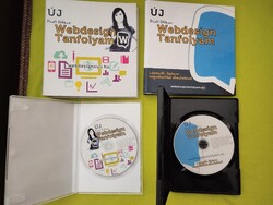 Web design lefűzős könyv 2 db+ 2 db dvd lemez