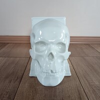 Régi Herendi Memento mori / koponya figura