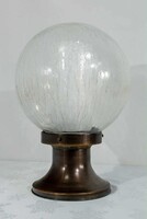 Iparművészeti Csanádi György mennyezeti lámpa eredeti külső + belső búra