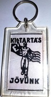 Retro kulcstartó magyar Nyilaskeresztes párt II.VH. NÁCI Propaganda 5,5 X 4 cm a képek szerint 7.