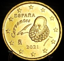 Spanyolország 10 euro cent, 2021 D01H4