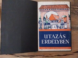 Régi matricás album, gyűlytőalbum ,,Utazás Erdélyben" plusz matricákkal, papírrégiség