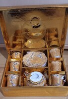 15-piece Royal Porcelain Coffee Set, Brand New