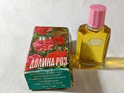 Parfüm 55 - RÓZSA VÖLGY - CCCP Szimferopol Krimi rózsa - üveg tartalmával kölni szovjetunió orosz