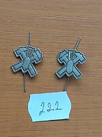 MN POLGÁRI VÉDELEM TISZTHELYETTES FEGYVERNEMI JELVÉNY 222.