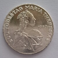 1980 Ezüst Osztrák 500 Schilling, Mária Theresias (25. 361.)