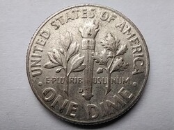USA Roosevelt .900 ezüst 1 dime 1964